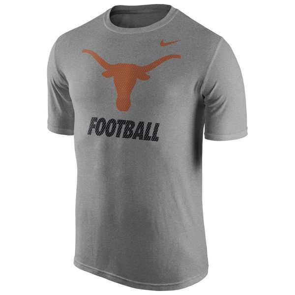 Texas Longhorns Nike 2015 Sideline Dri-FIT Legend Logo WEM T-Shirt - Ash,We sell and wholesale Texas Longhorns Nike 2015 Sideline Dri-FIT Legend Logo WEM T-Shirt - Ash on line form chian!